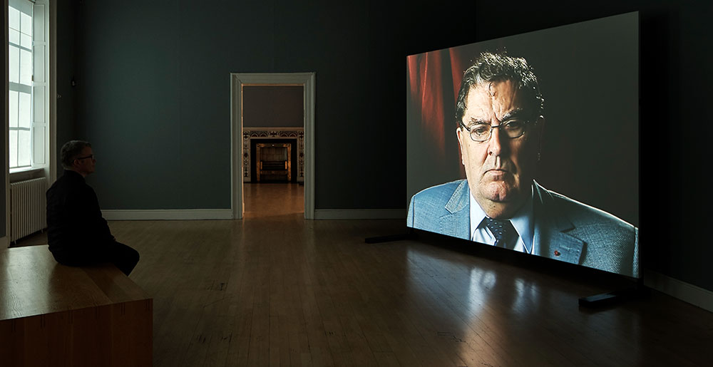  John Hume. Installation view KEEPER exhibition at Dublin City Gallery, The Hugh Lane, 2018.